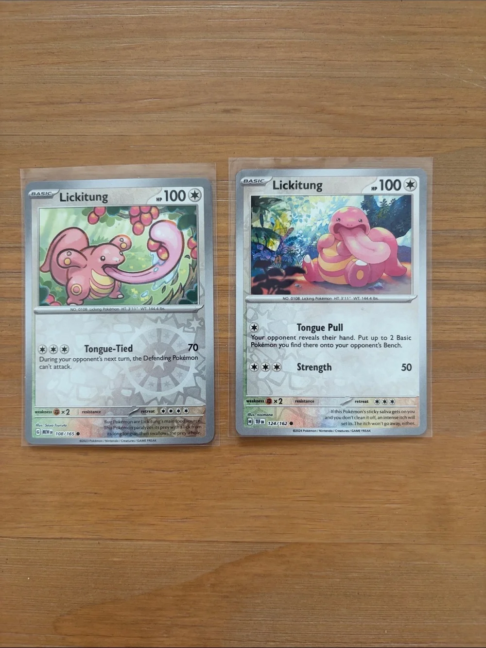 Lickitung Pokémon Card Lot | 2 Cards | Reverse Holo ✨5/$25✨